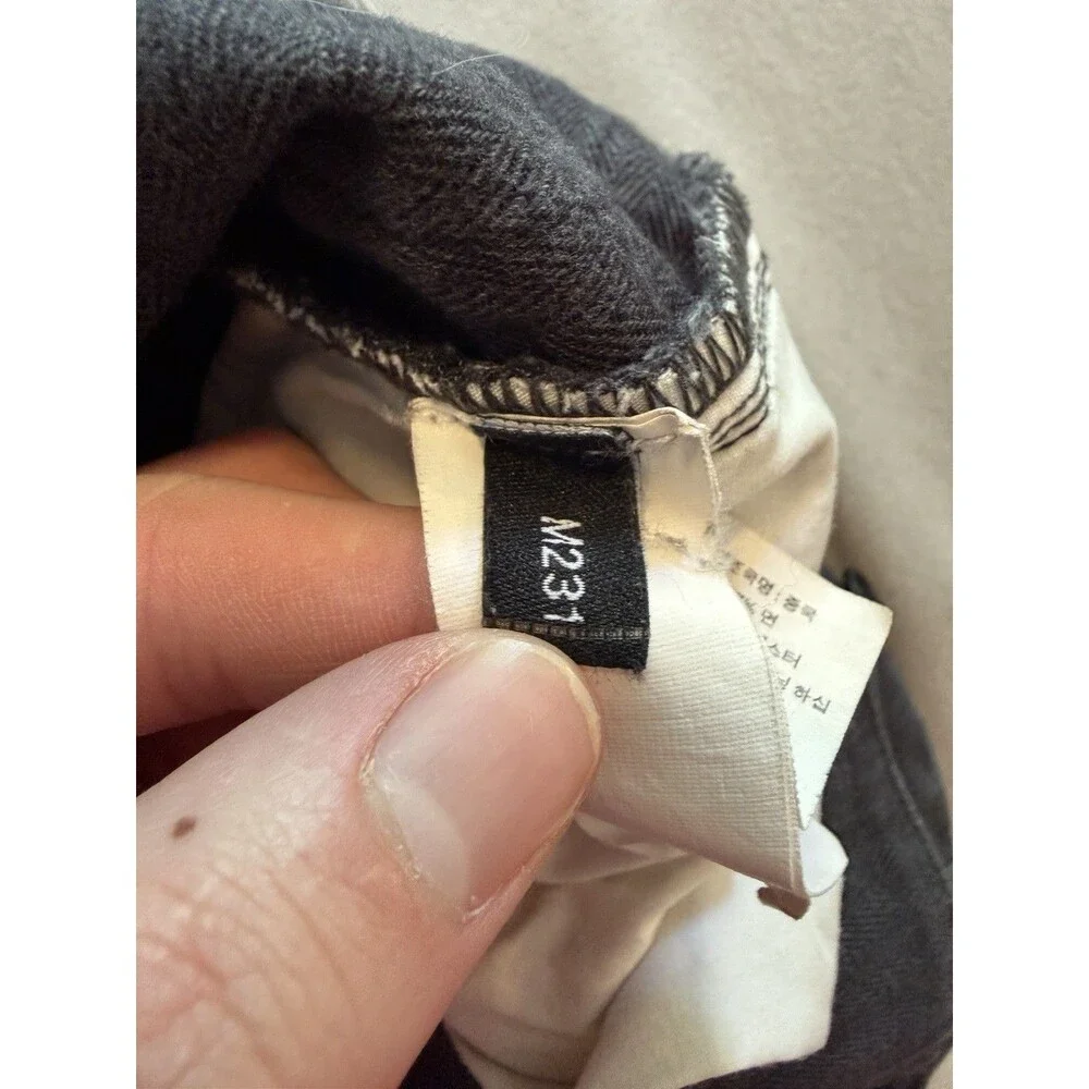 Jack Spade Mens 31 Charcoal Gray Herringbone Side Stripe Cotton Dress Pants